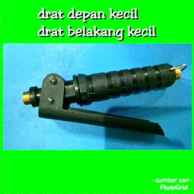 kran untuk tangki sprayer depan drat kecil belakang drat kecil