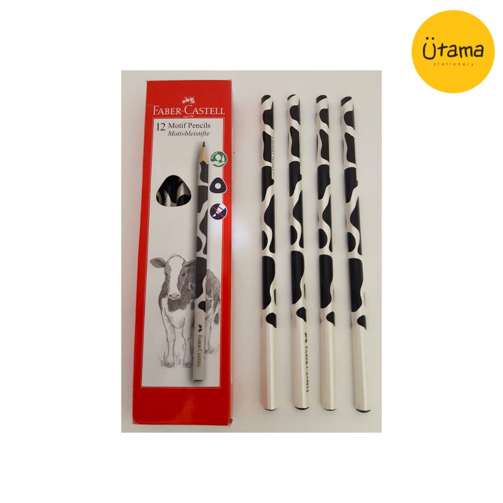 

PENSIL KAYU FABER CASTELL MOTIF SAPI / COW