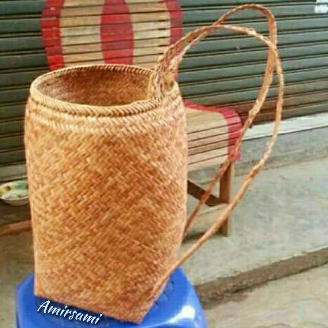 TAS PUNGGUNG LUPU/ROTAN MERAH khas Kalimantan/Anjat /Butah /Lanjung