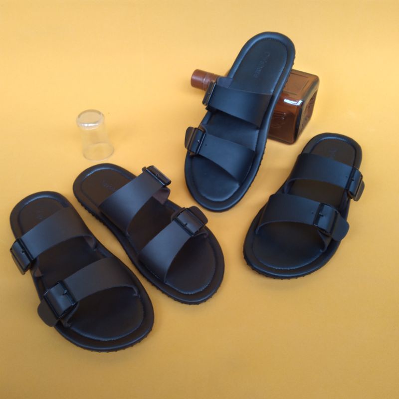 sandal pria indian asli kulit