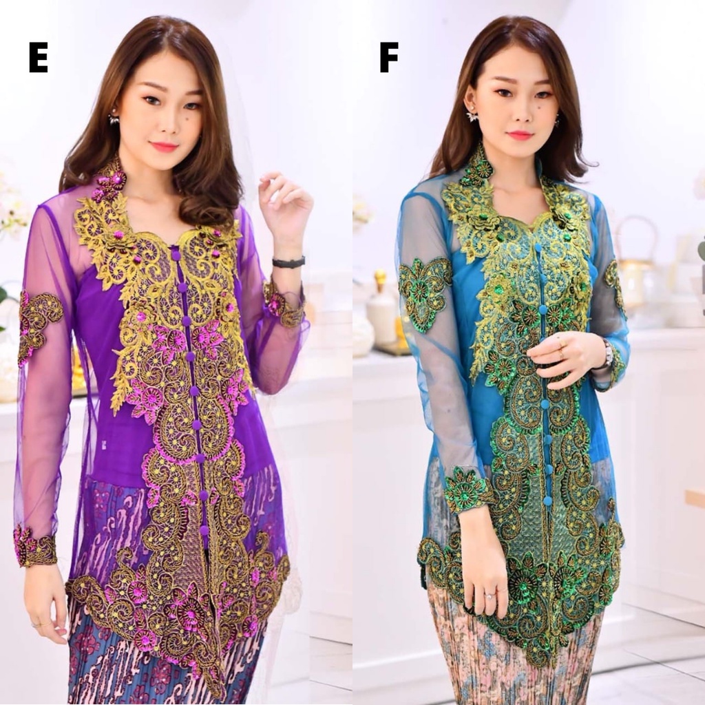 Setelan Kebaya Modern Payet Julaiha Aneka Pilihan Warna