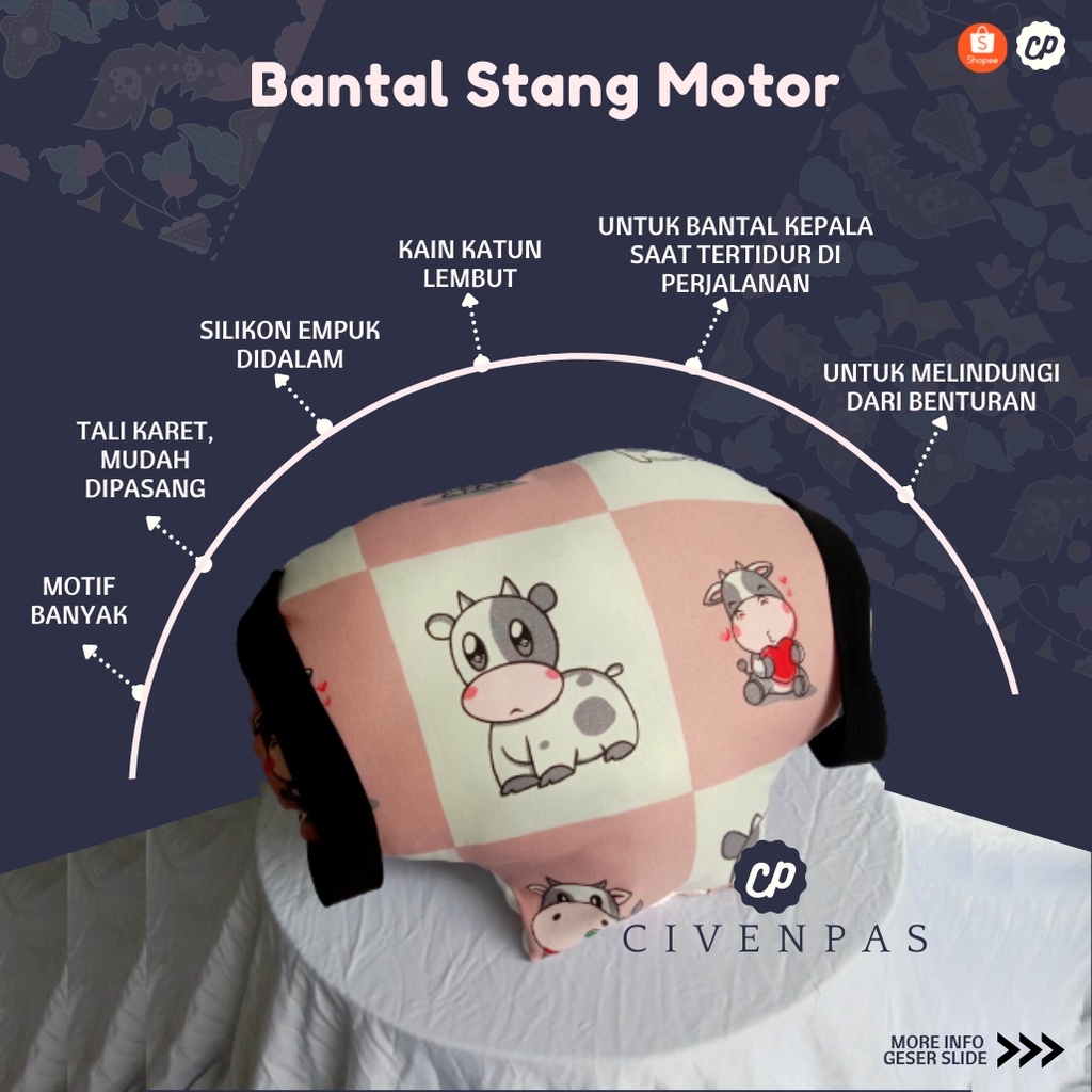 Bantal Motor Anak Stang Motor Bantal Stang Motor Anak