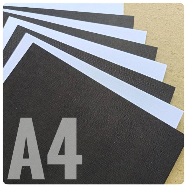 

( 50 Lembar ) Kertas Linen 230 Gsm Uk A4 / 21 cm X 29.7 cm