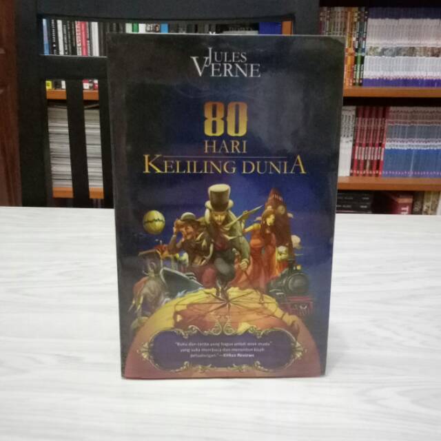 Novel 80 Hari Keliling Dunia (Around the World in Eighty Days) oleh Jules Verne