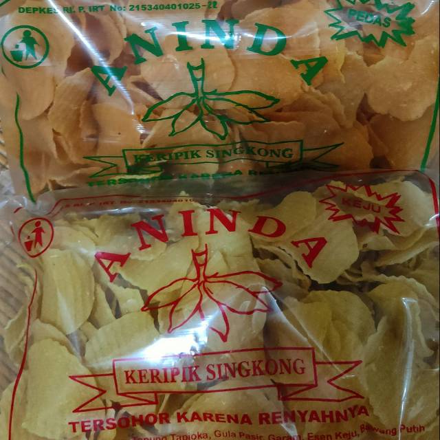 

Kripik Aninda / keripik singkong / khas jogja/ oleh oleh khas jogja