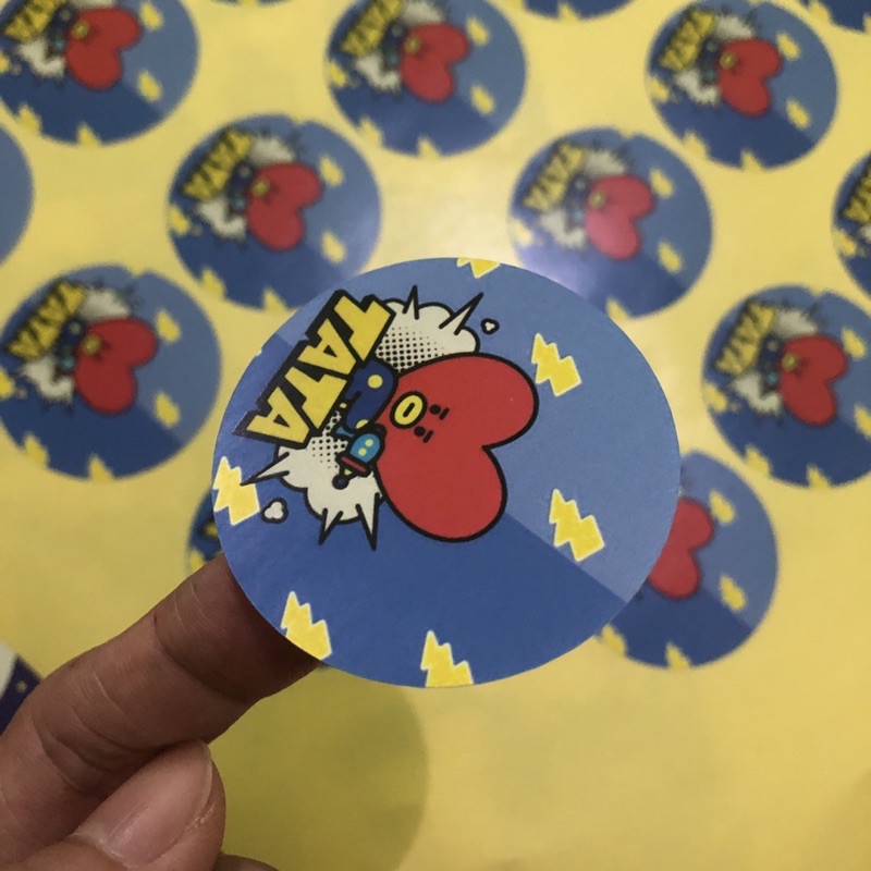 

cetak dan cutting sticker stiker bontak bisa untuk label kemasan produk komunitas dll