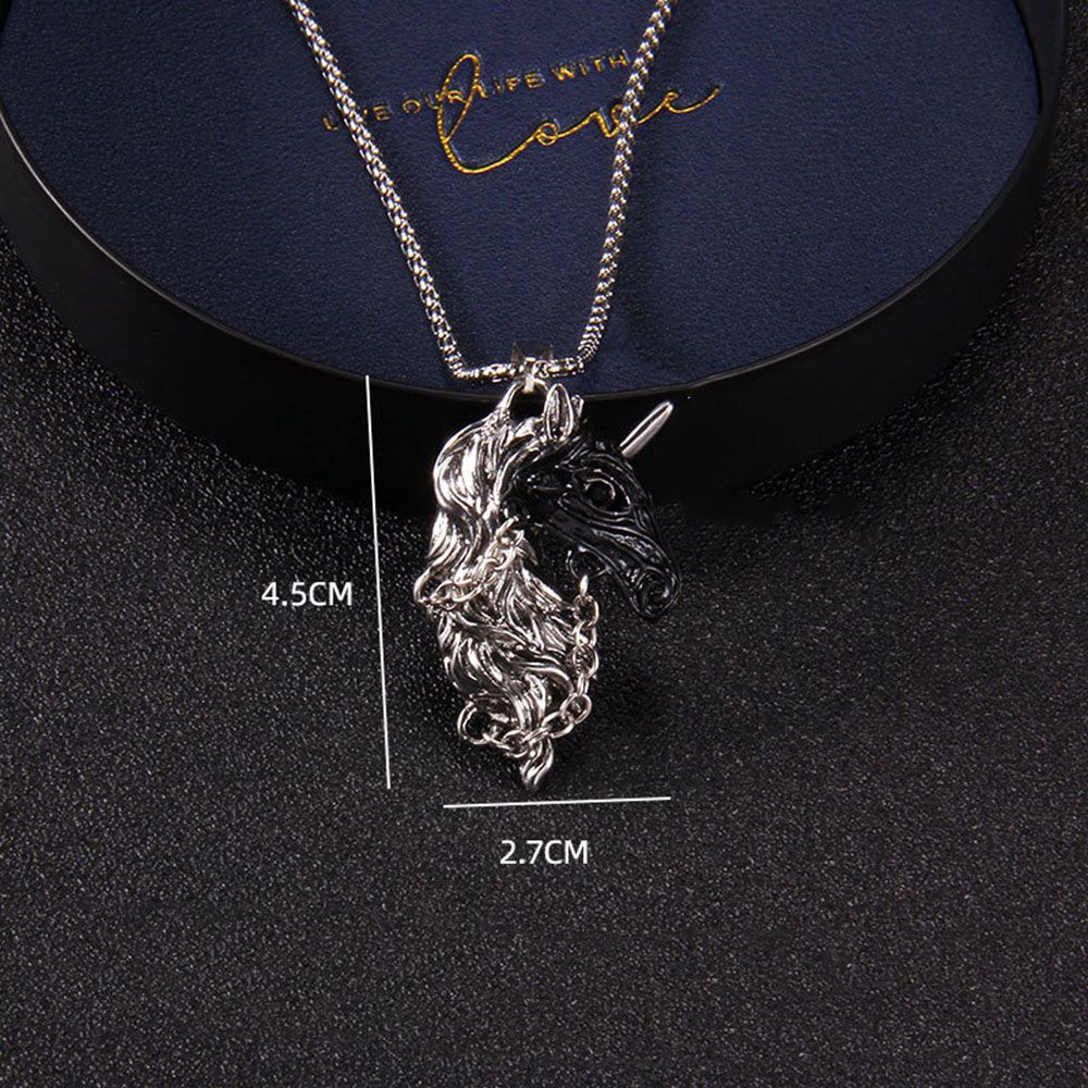 Kalung Rantai Klavikula Bahan Stainless Steel Gaya Punk Korea Untuk Pria Dan Wanita