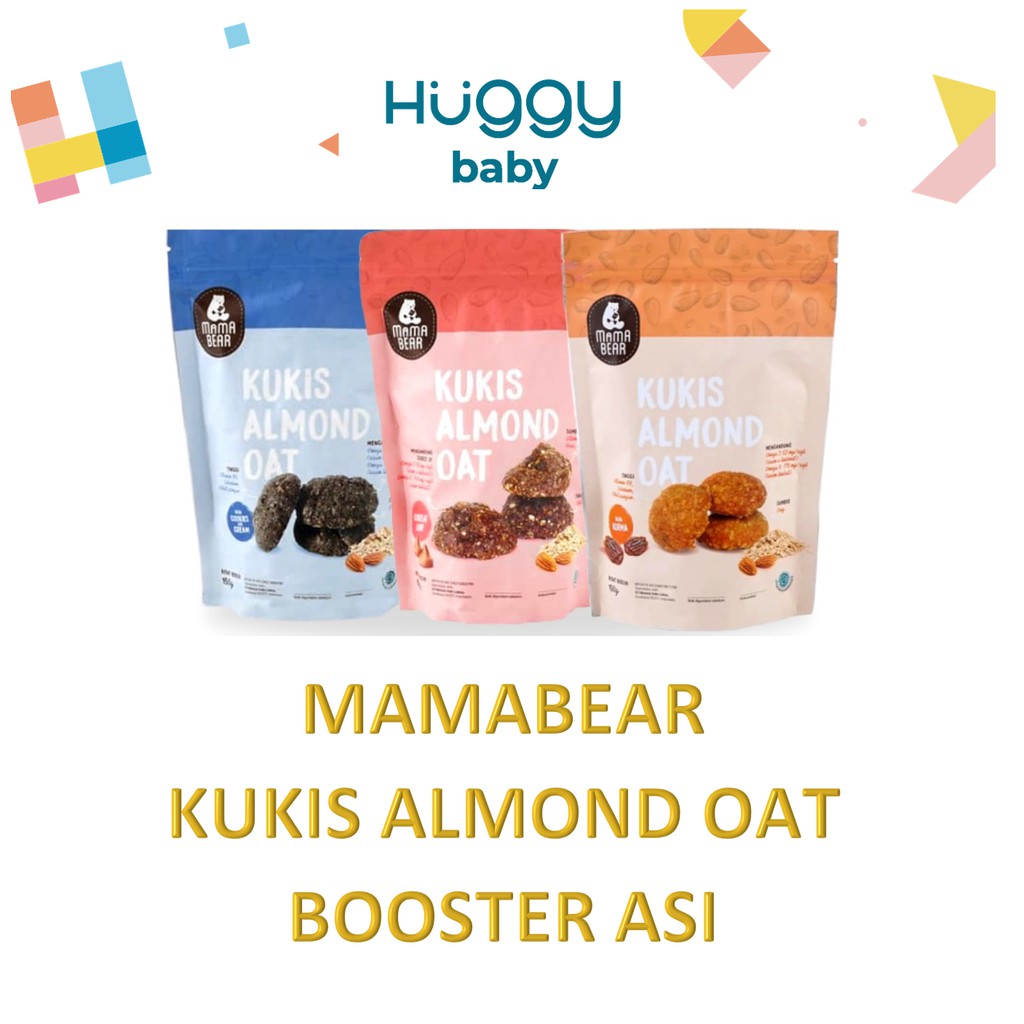 MamaBear Kukis Almond Oat / Mama Bear Cookies Pelancar ASI Booster