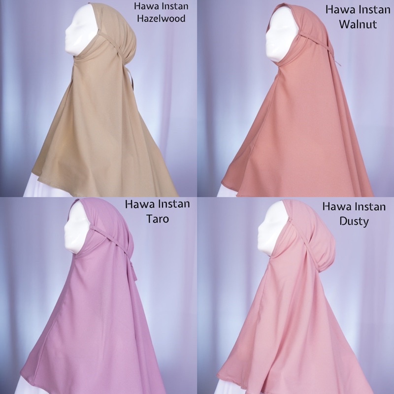 Hawa Instan/Bergo Maryam/Daily khimar/Bergo Syari/Bergo Rumahan