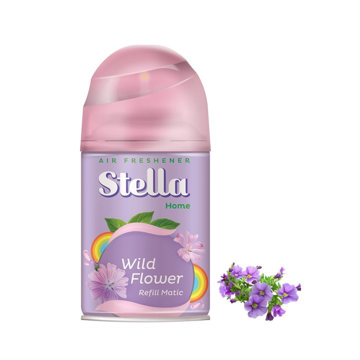 Stella Matic Refill Pengharum Ruangan Wild Flower 225ml