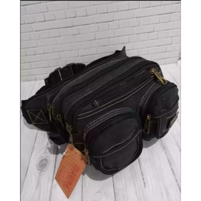 TAS PINGGANG MAGNA TAS KANVAS IMPORT