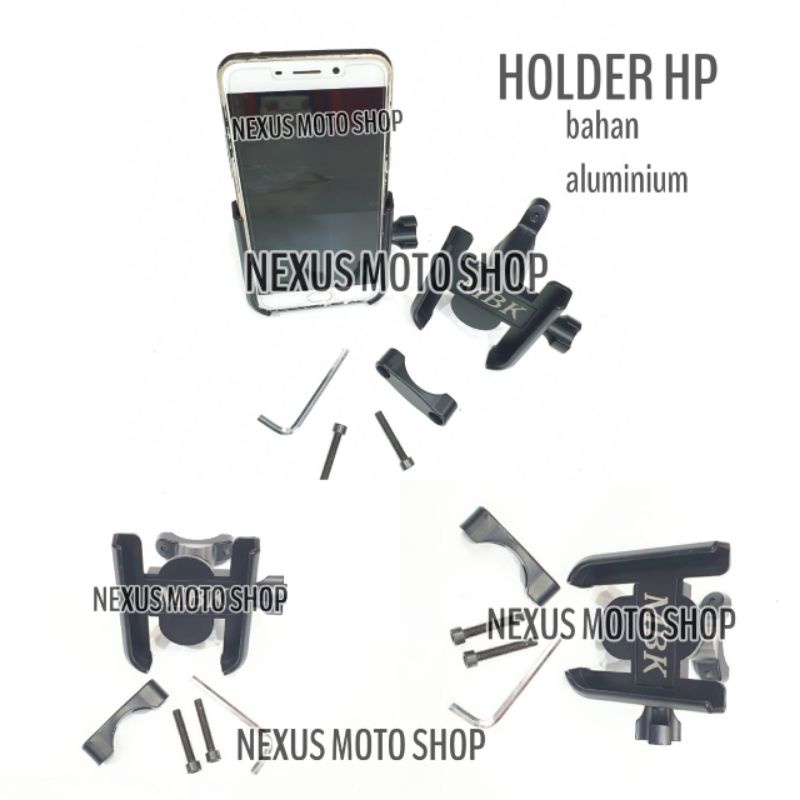 holder hp gps universal dudukan holder hp aluminium holder hp motor