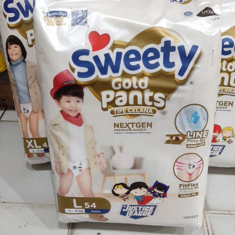 Sweety gold pants M60 L54 XL44 XXL36