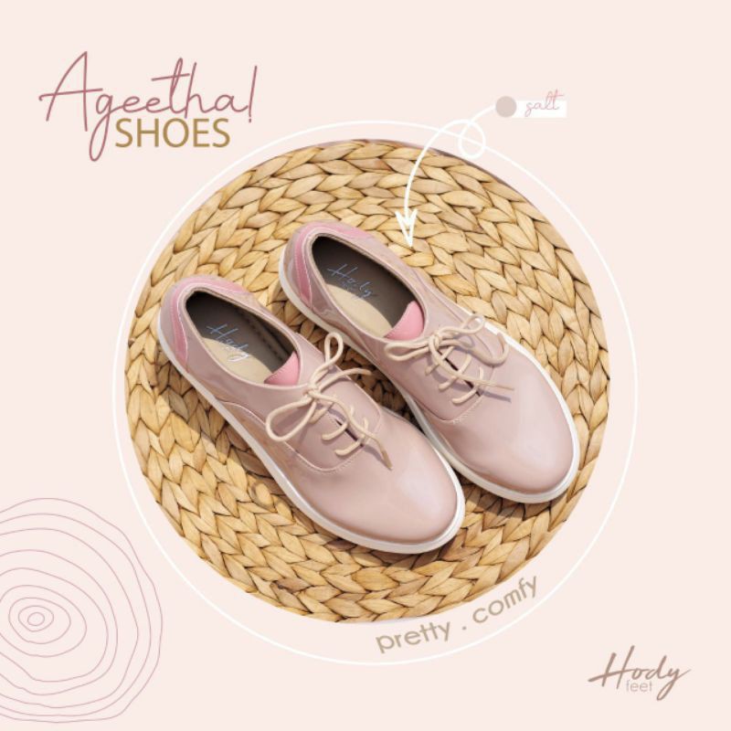 HODY FEET - AGEETHA SHOES ORIGINAL BY HODY/SEPATU WEDGES
