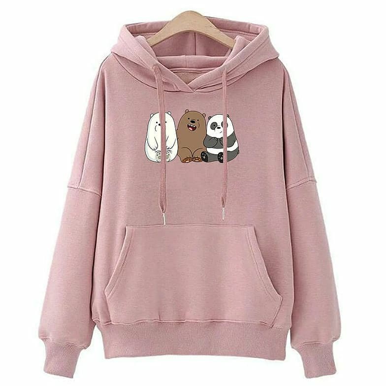 armani manga bear hoodie