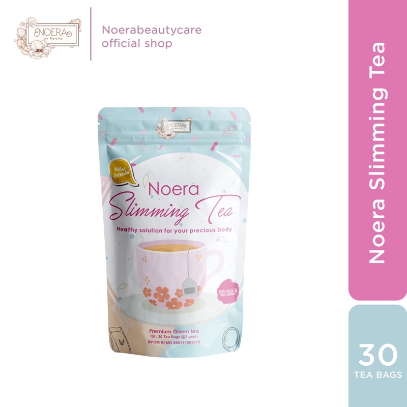 Noera Slimming Tea | Noera Teh Hijau | Teh Pelangsing Herbal Alami by Noerabeautycare Pelangsing Busui
