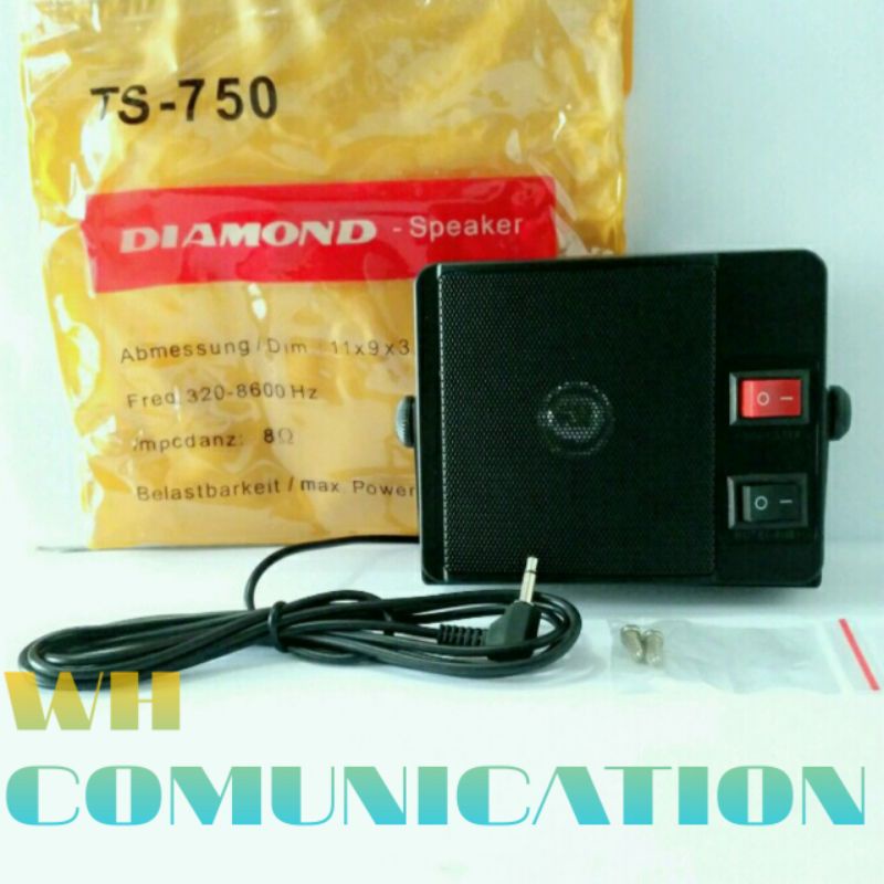 SPEKER DIAMOND TS-750 UNTUK RADIO RIG YAESU FT 2900