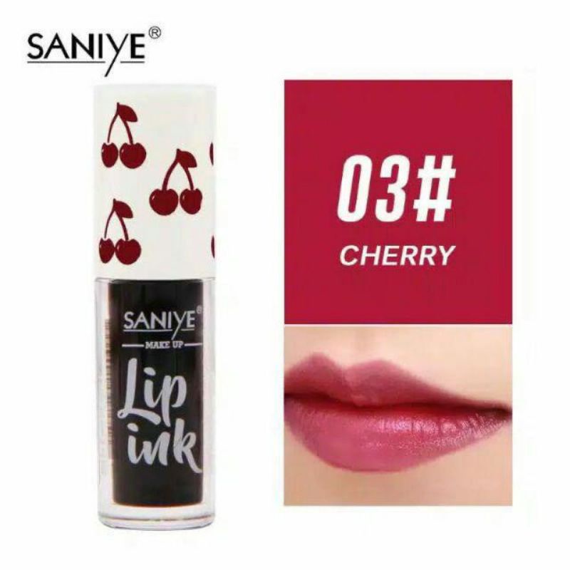 Saniye Lip Ink Waterproof Lip tint Tahan Lama Liptint