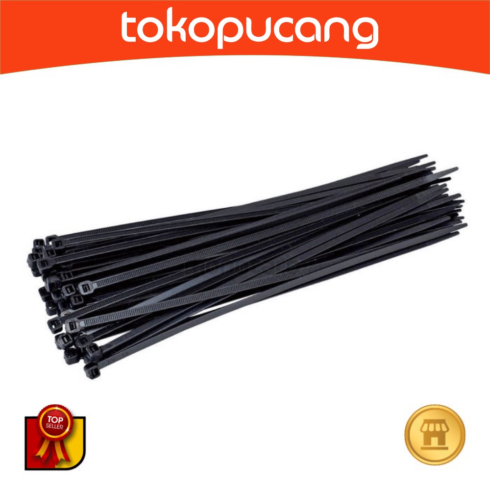 Jual Kabel Ties Cable Tie Tish X Mm Pengikat Nylon Cm Hitam