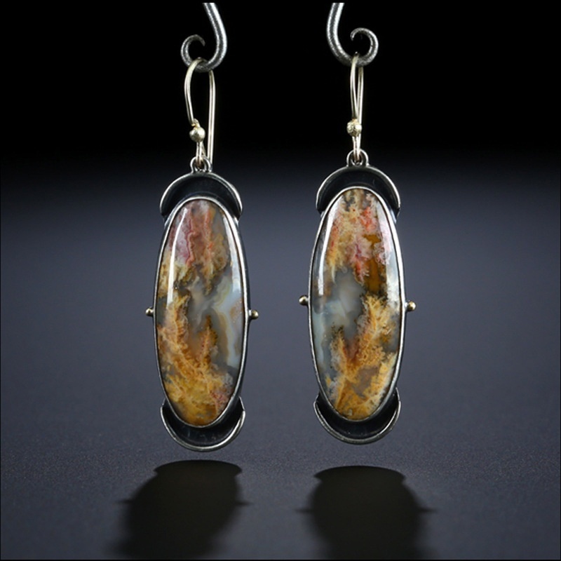 Anting Liontin Perak Perunggu Gaya Bohemian Untuk Aksesoris Wanita