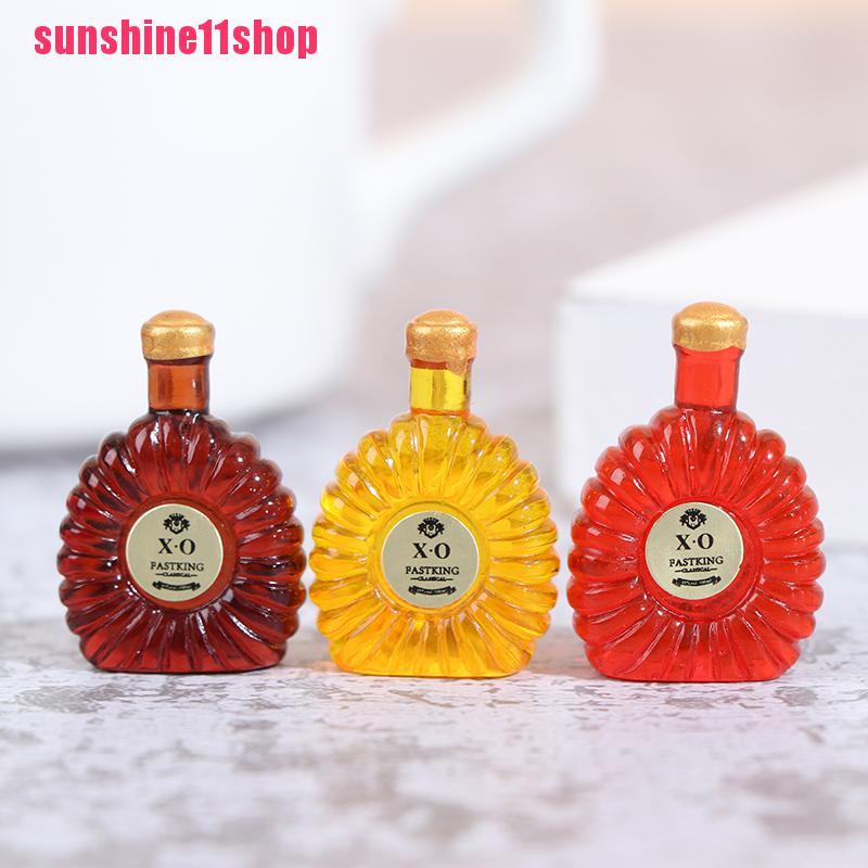 5pcs Miniatur Botol Wine Mini Untuk Rumah Boneka 1: 12