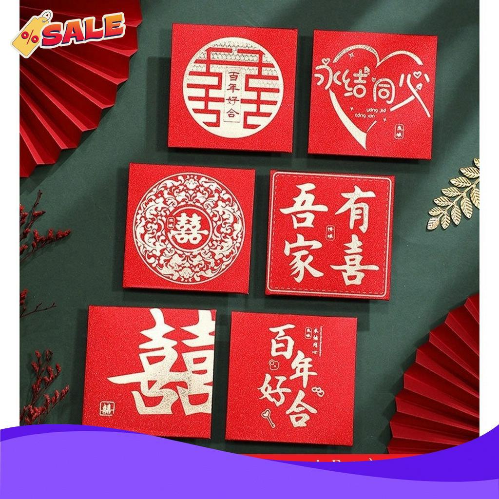 

MURAH Angpao Merah HBN uk S Angpau Wedding Amplop Pernikahan Shuang Xi