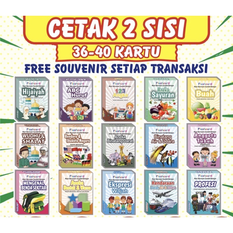 

Flash Card isi 36-40 kartu