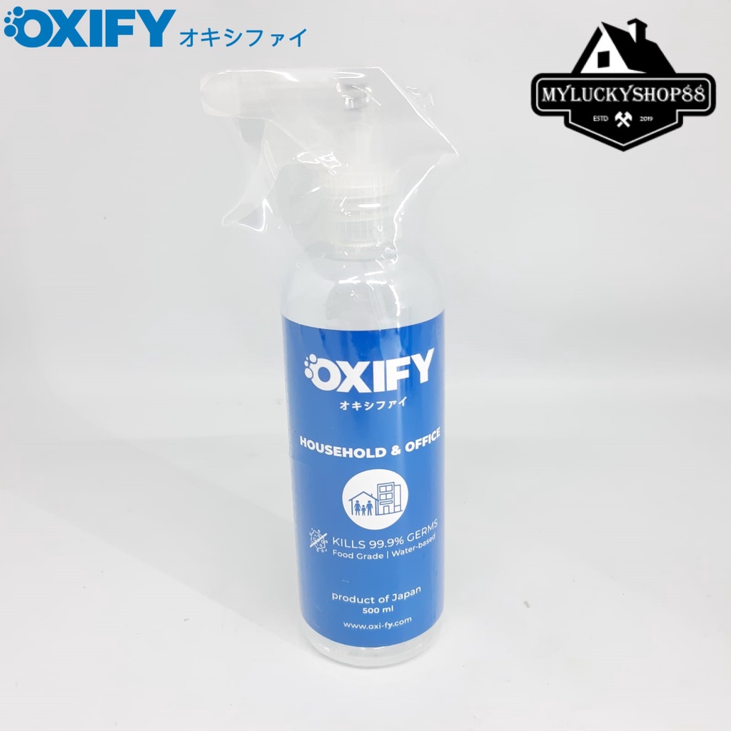 OXIFY Household Office Sanitizer Disinfectant Japan 500ml Water Based