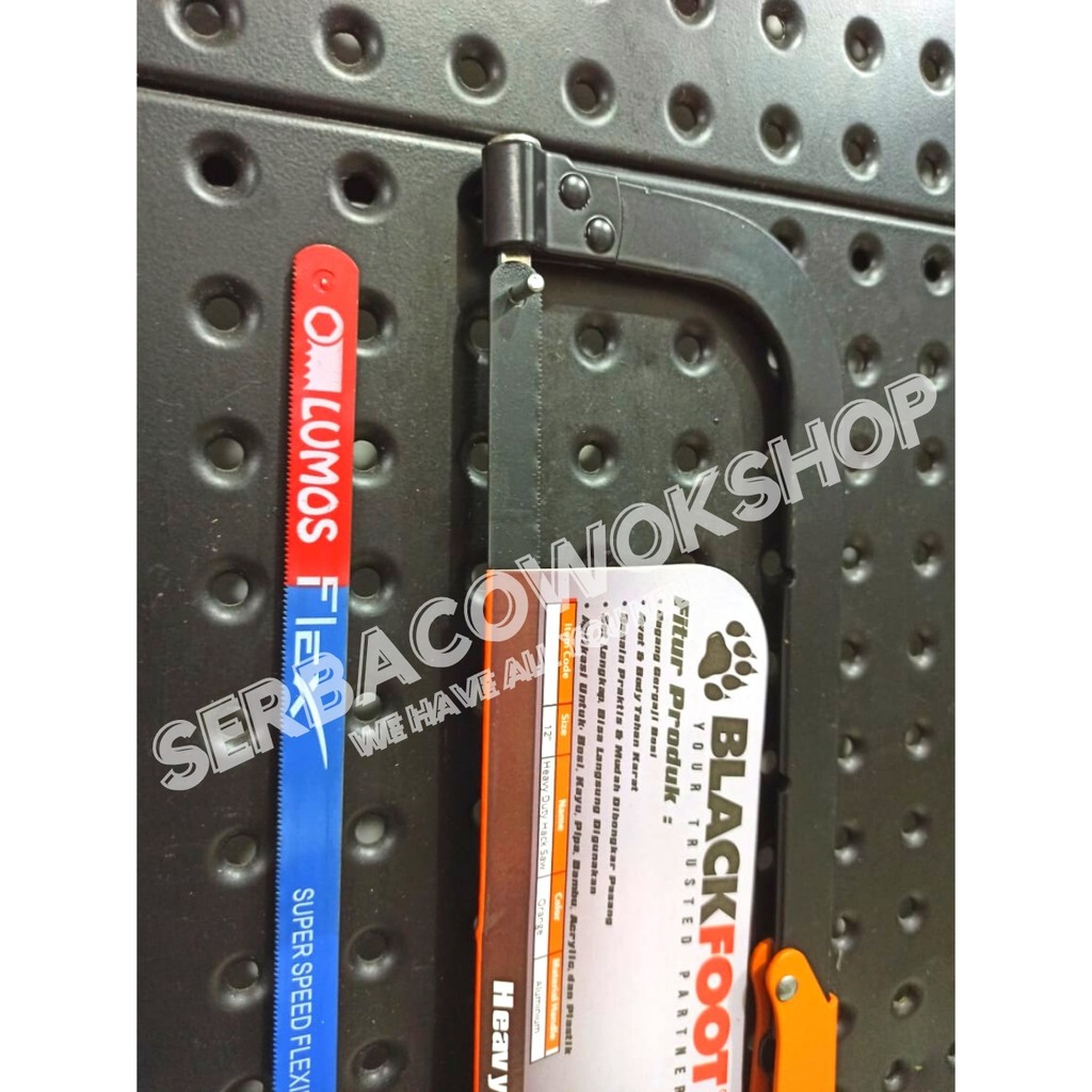 Blackfoot Promo Gagang Gergaji Besi Heavy Duty Hack Saw Bonus Mata Termurah Berkualitas