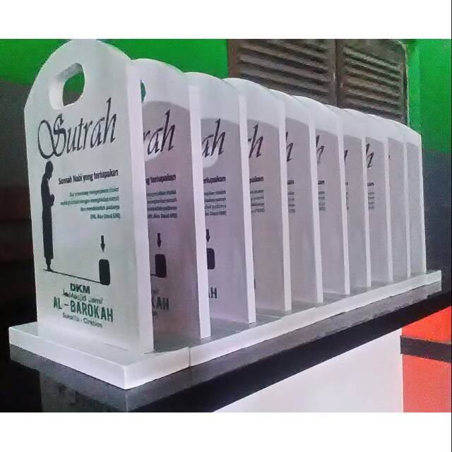 

Sutrah (Pembatas Sholat) Uk. 20 x 30