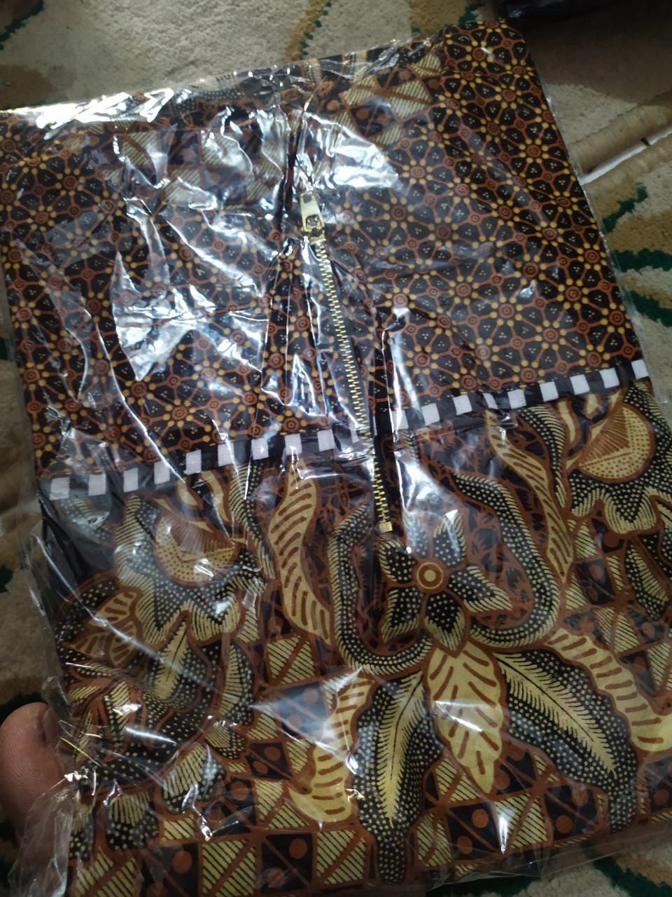 Gamis Batik Combinasi Jumbo Manggar, Padi,sekar,cantik,kubis,kipas,daun,kupu,nadine,gendis