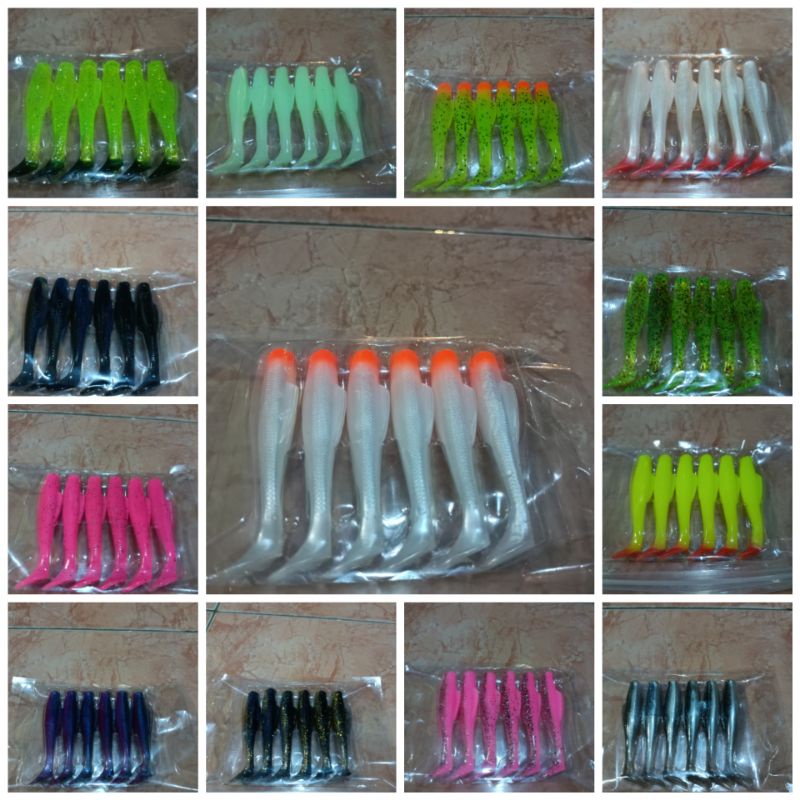 Soft lure Zman kw 8cm 6gram isi 6pcs
