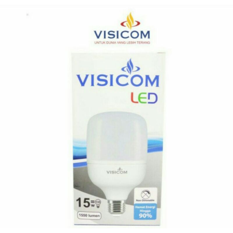 LED kapsul Visicom 15watt warna putih bagus bergaransi