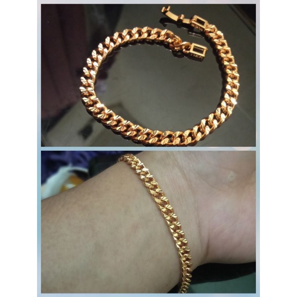 XAC22-Gelang tangan xuping rantai polos uk18cm