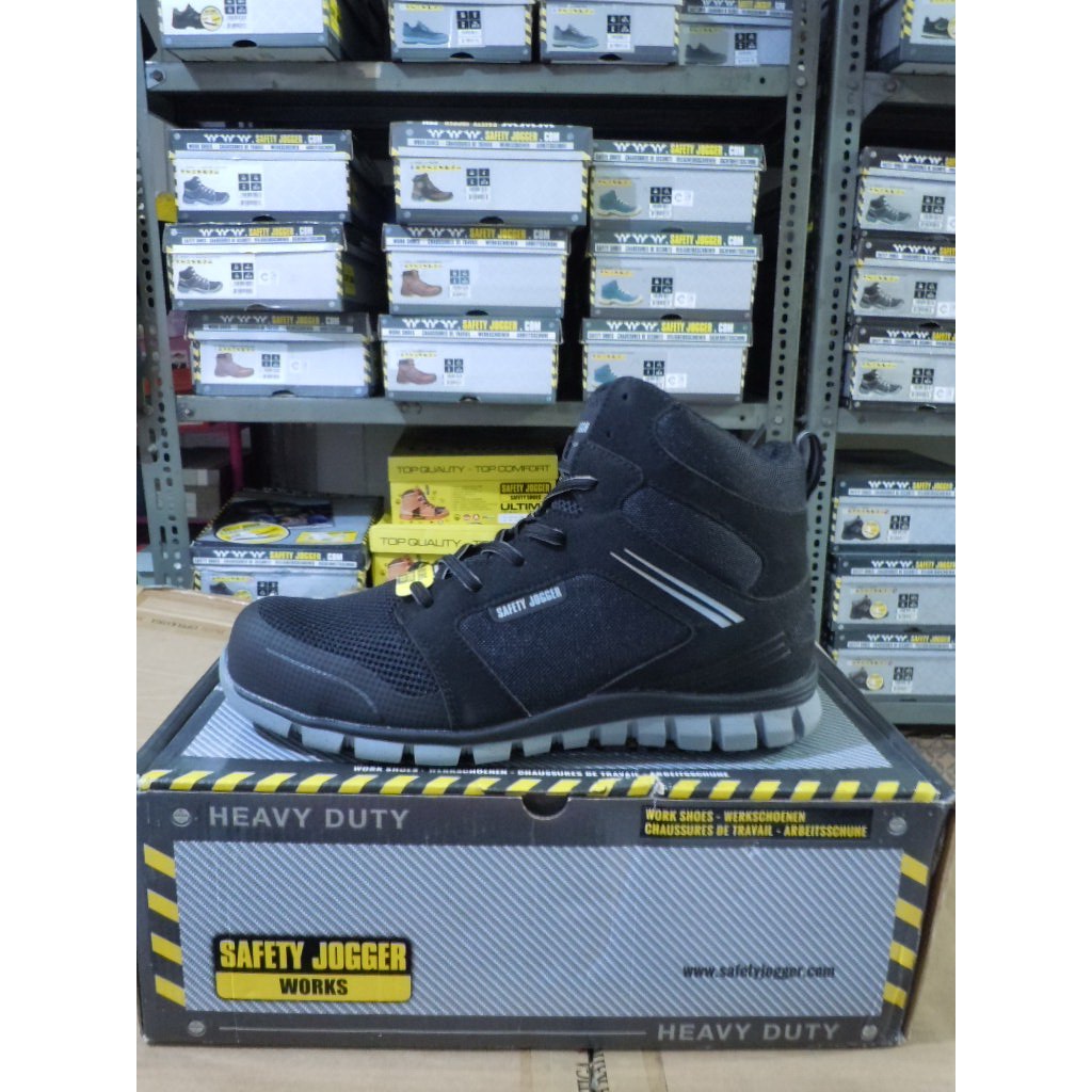 Jual Sepatu Safety Jogger Absolute S1P Black Shopee Indonesia
