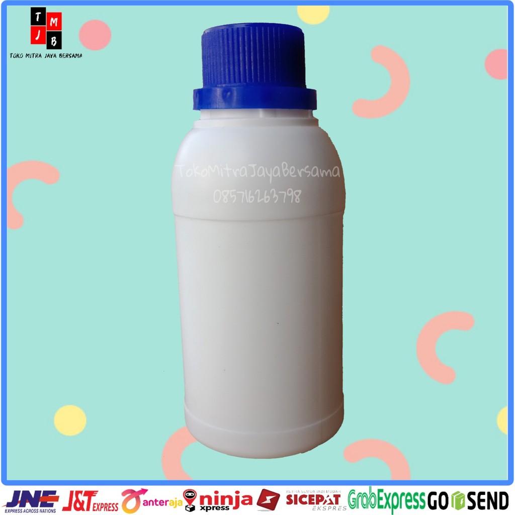 BOTOL HDPE 250 ML PUTIH SUSU / BOTOL LABOR 250ML BOTOL AGRO / BOTOL HDPE / BOTOL PLASTIK