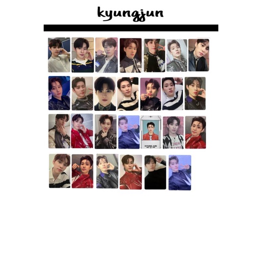 photocard TNX kyungjun photocard kpop idol PC kpop