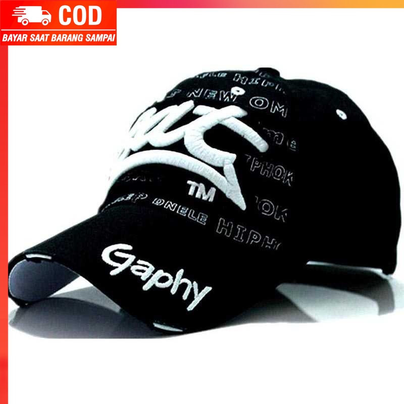 (100% BARANG ORI) Topi Baseball Snapback Graphy - BAT