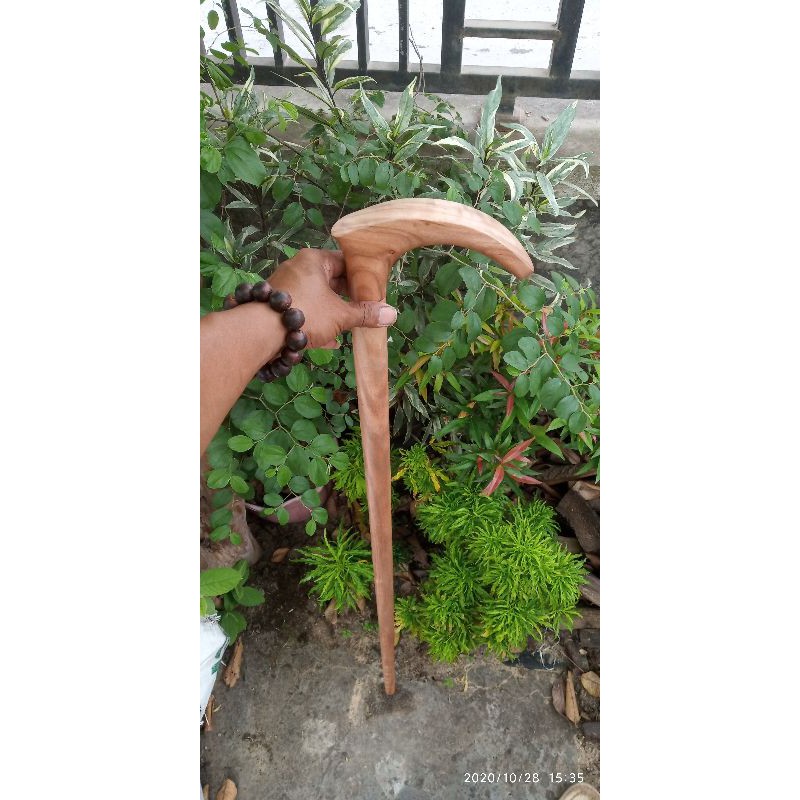 tongkat jalan kayu BIDARA ARAB BAREK mdl0088