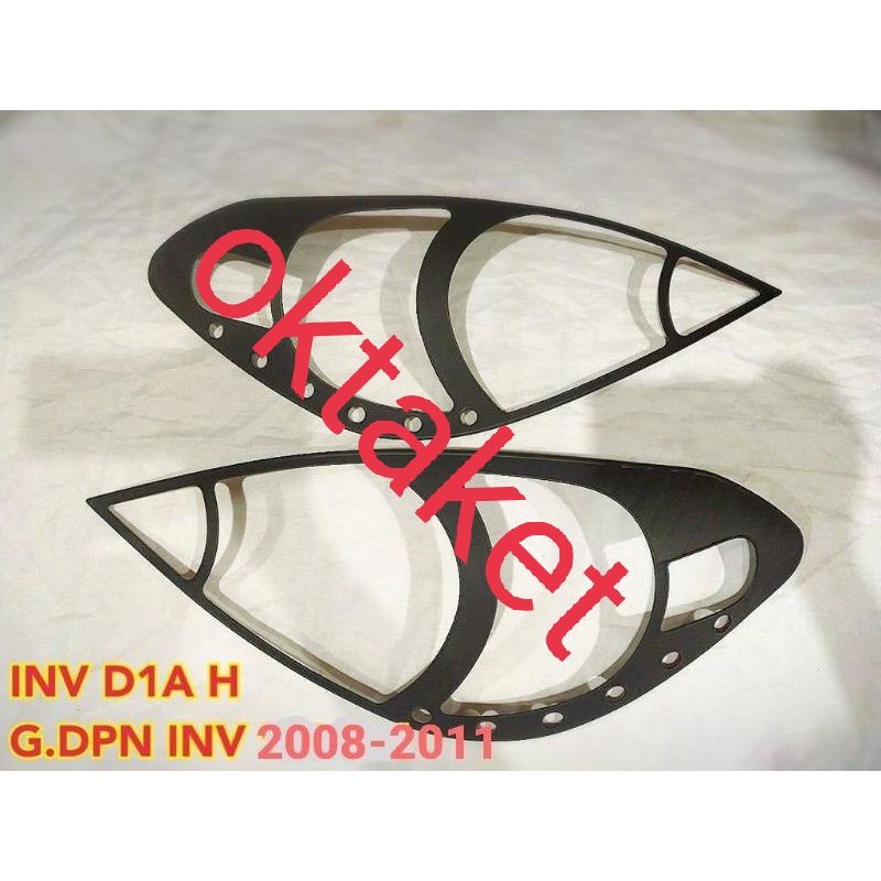garnish lampu depan Innova lama 2008-2011 hitam