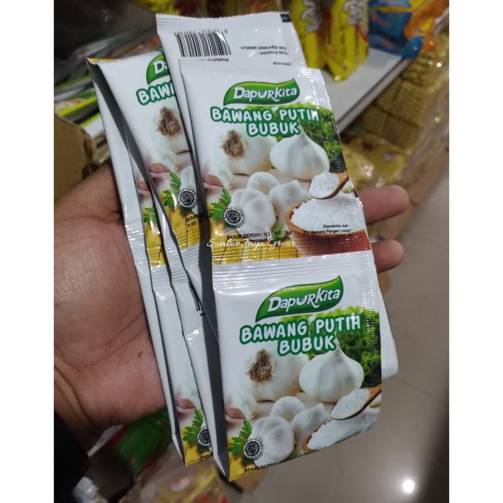 

BAWANG PUTIH BUBUK DAPUR KITA 1 RCNG ISI 12
