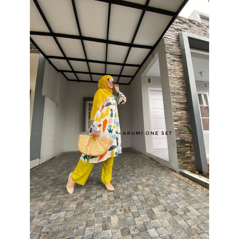 arumi setelan bawahn polos