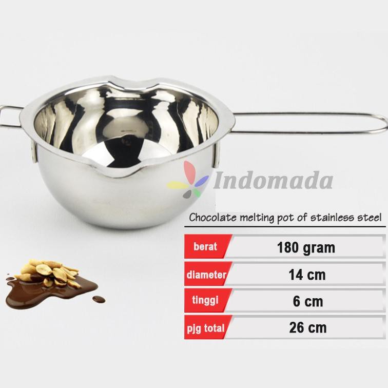 

Ea9> Chocolate Melting Bowl Pot Stainless Steel Peleleh Coklat Caramel Mentega Butter(Kekinian)sR7>