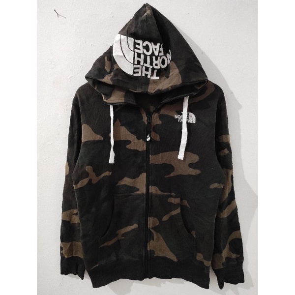 Hoodie Zipper "The North Face Camo"