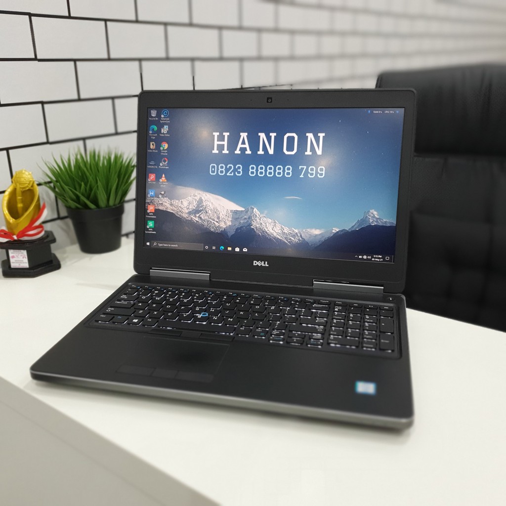 Dell Precision 7510 Layar 4K QHD Mantap Rendering Editing Video Arsitektur Animasi Core i7 Ram 32GB