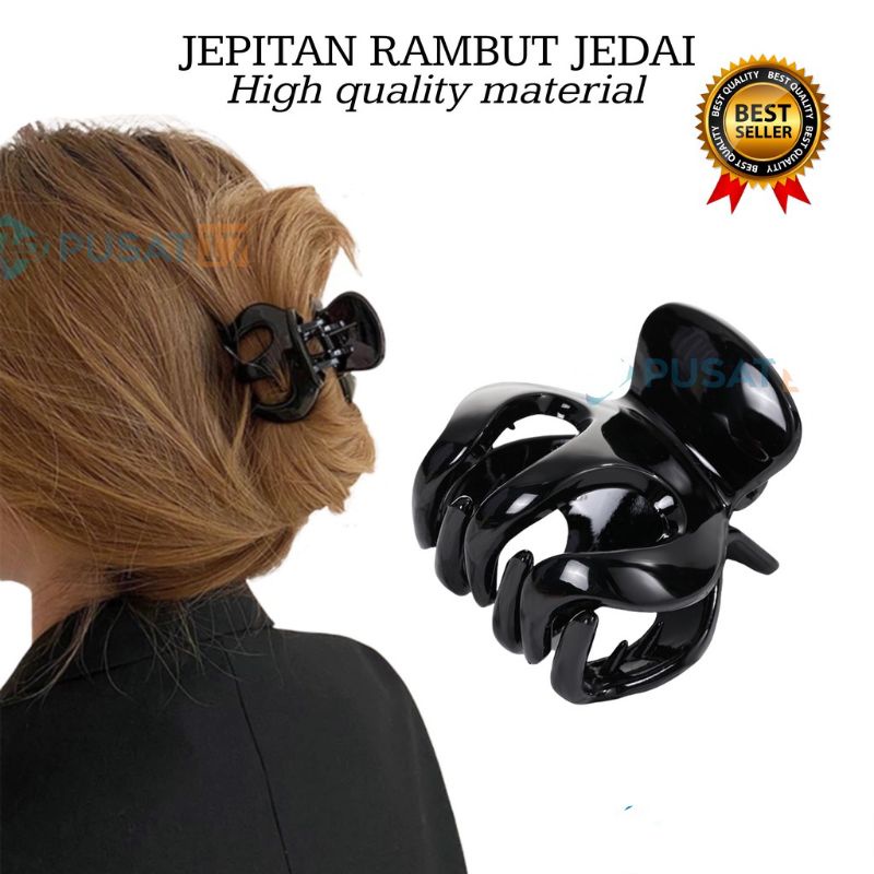 JEDAI JEPITAN RAMBUT / JEPIT RAMBUT 5CM TEBAL / JEPITAN BADAI 3 CAKAR  JEPIT BADAI / JEDAI KOREA / HAIR CLIPS