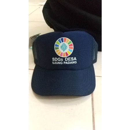 TOPI SDGs DESA - Topi KEMENTERIAN DESA - FREE NAMA DESA - topi SDGs - CUSTOM TOPI