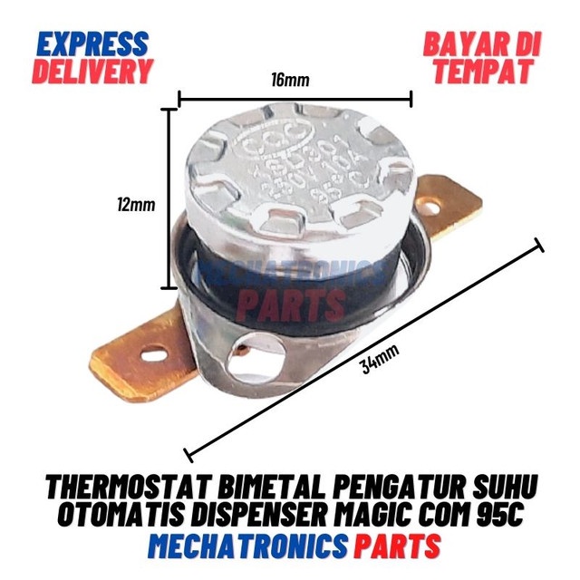 [5622] THERMOSTAT BIMETAL PENGATUR SUHU OTOMATIS DISPENSER MAGIC COM 95C