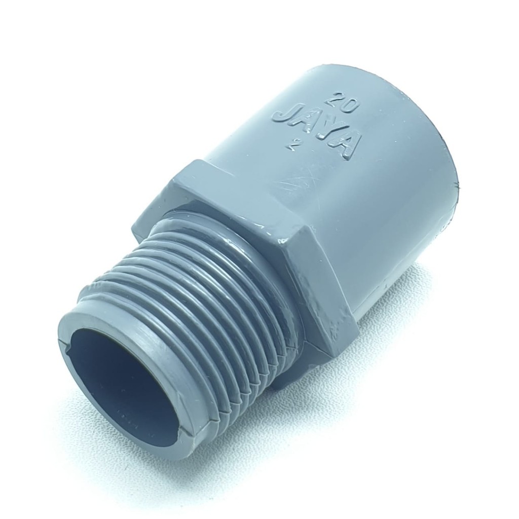 Jaya ORI Valve Socket 3/4&quot; TS PVC / Sock Drat Luar 3/4 Inch / Sok Drat Luar 3/4&quot;