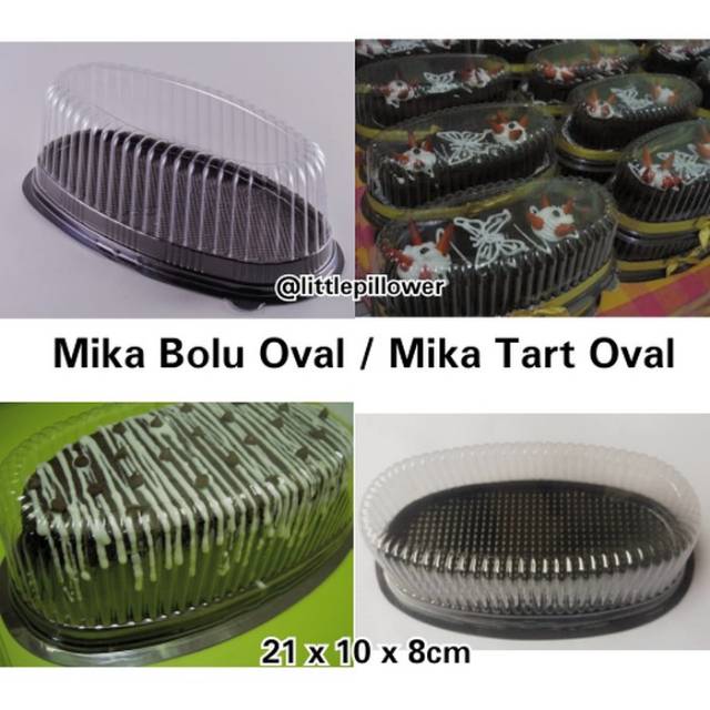 (ISI 20PCS - NCK20) Mika Bolu Oval/Mika Oval/ Miak tart/ Mima siffon/ Mika bolu kukus